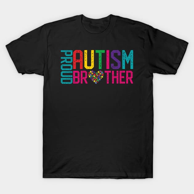 Proud Autism Brother Autism Awareness T-Shirt by mrsmitful01